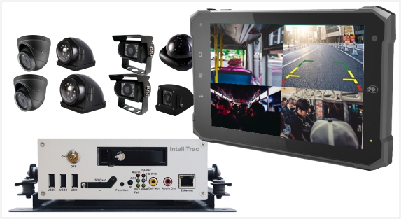 IntelliTrac Top of the range GPS Telematics Bus video streaming Security
